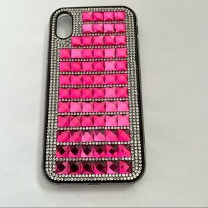 Pink glitter Apple IPhone XR Case